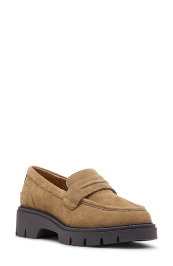 Blondo Kaider Waterproof Lug Loafer In Brown