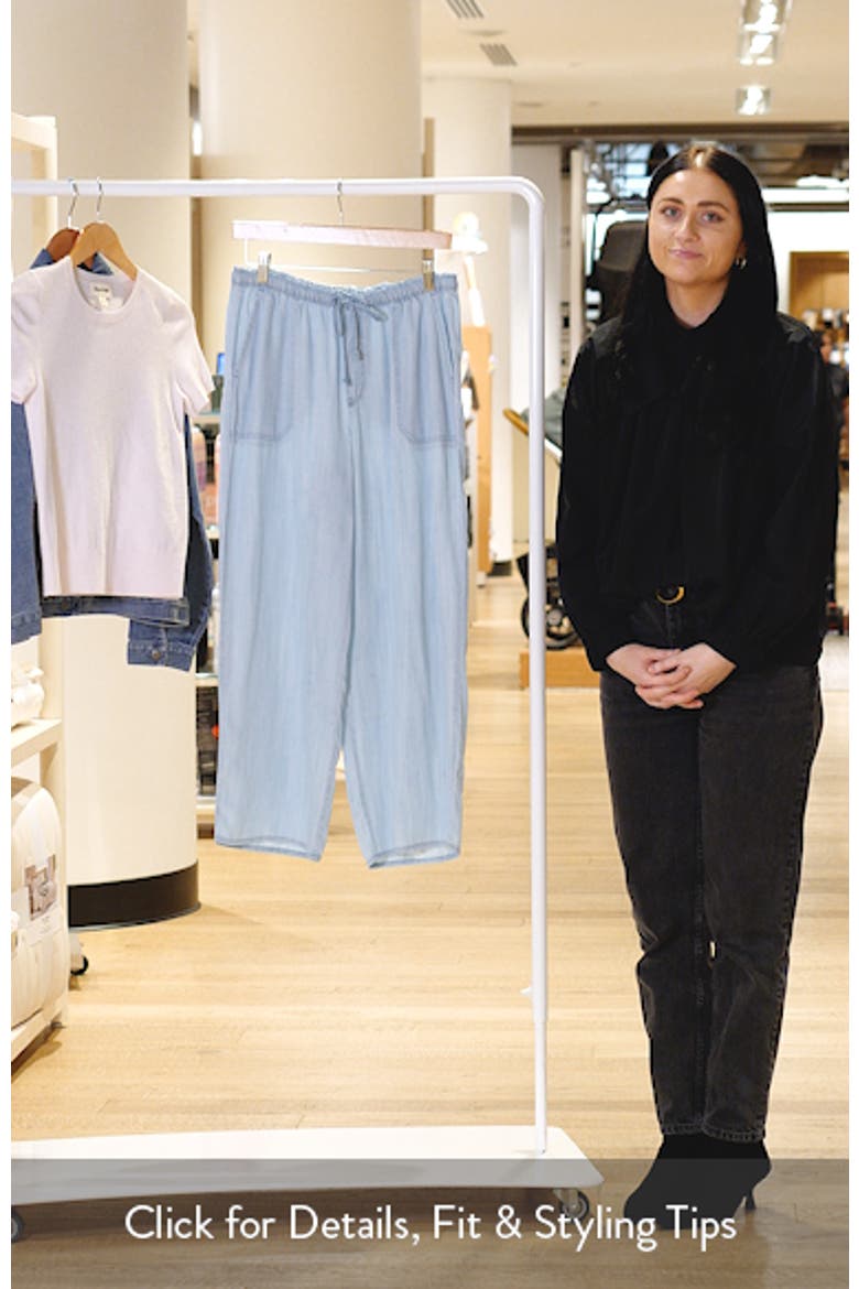 Harmony Tie Waist Crop Pants video