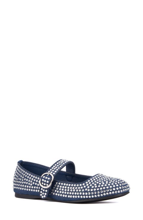 Dawn Studded Mary Jane Flat