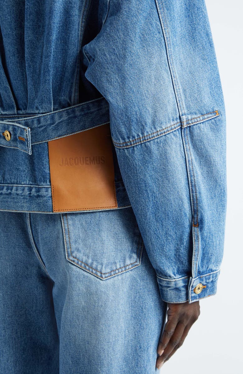 Jacquemus La Veste de-Nîmes Denim Trucker Jacket, Alternate, color,