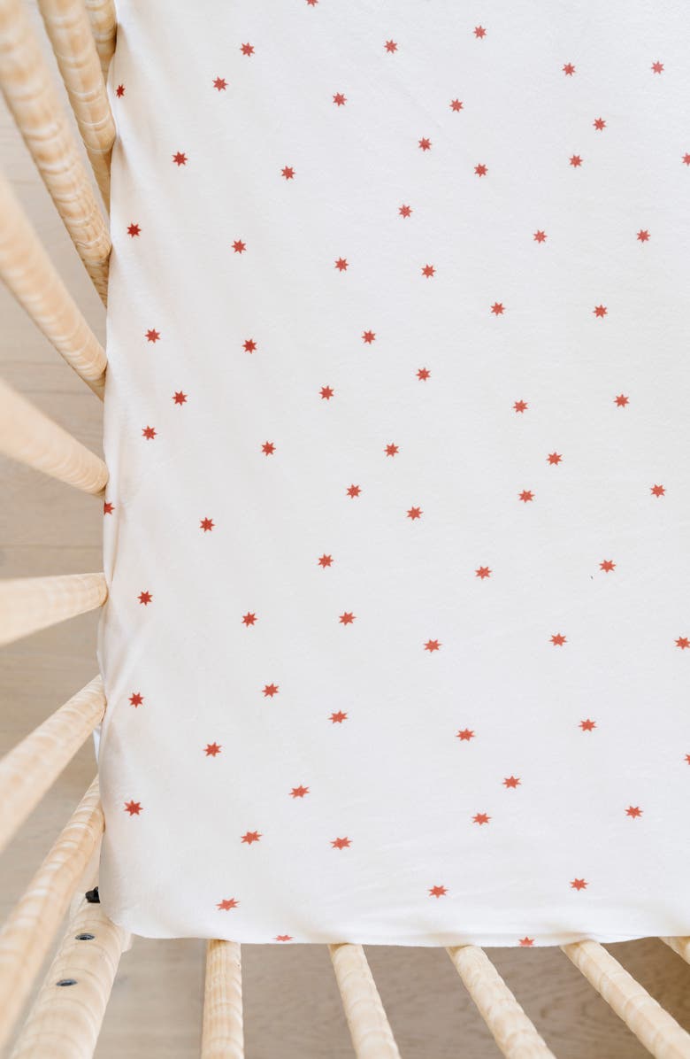 SARANONI Minky Fitted Crib Sheet, Alternate, color, Star