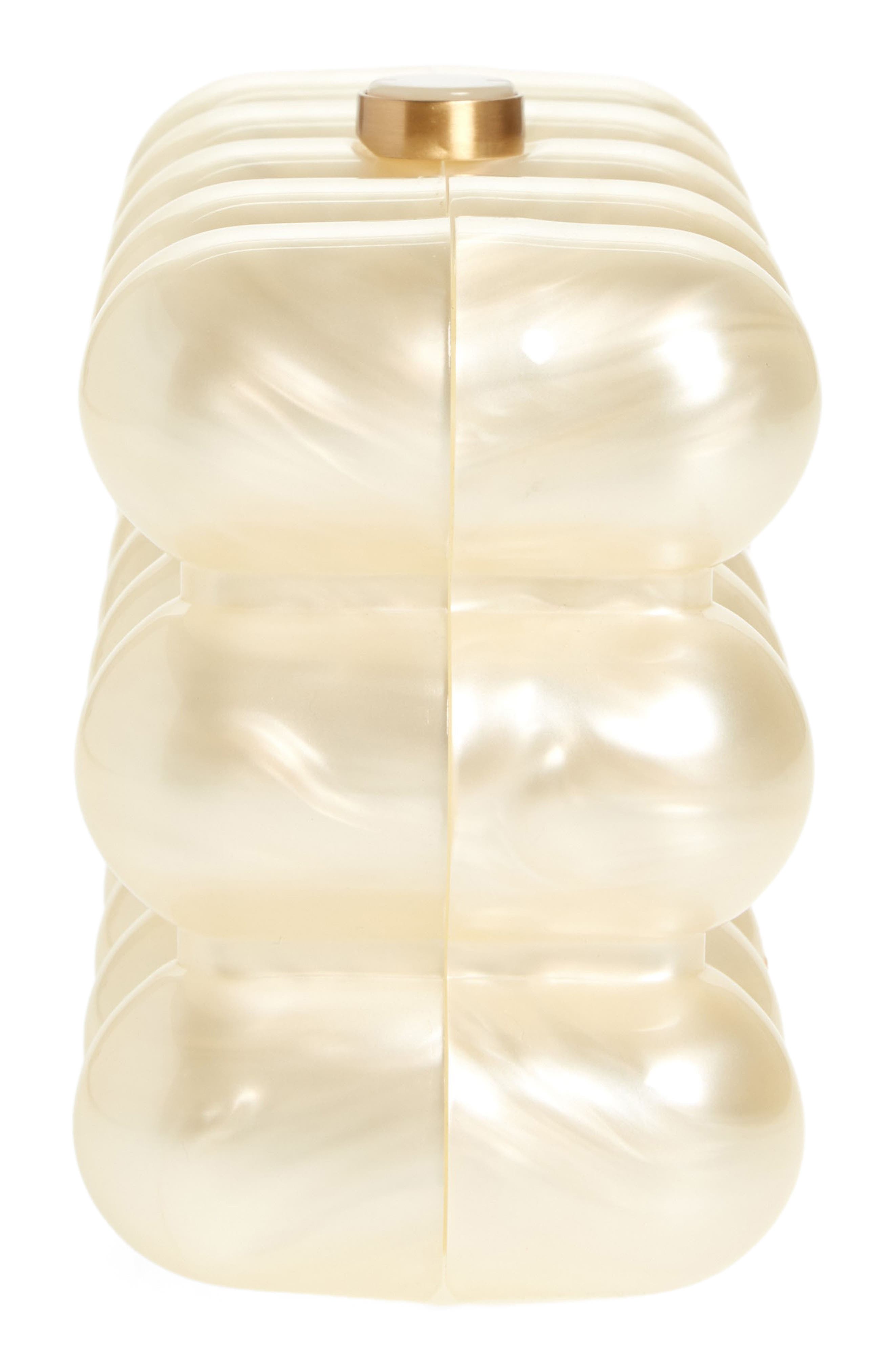 Cult Gaia The Bubble Acrylic Box Clutch, Alternate, color, 