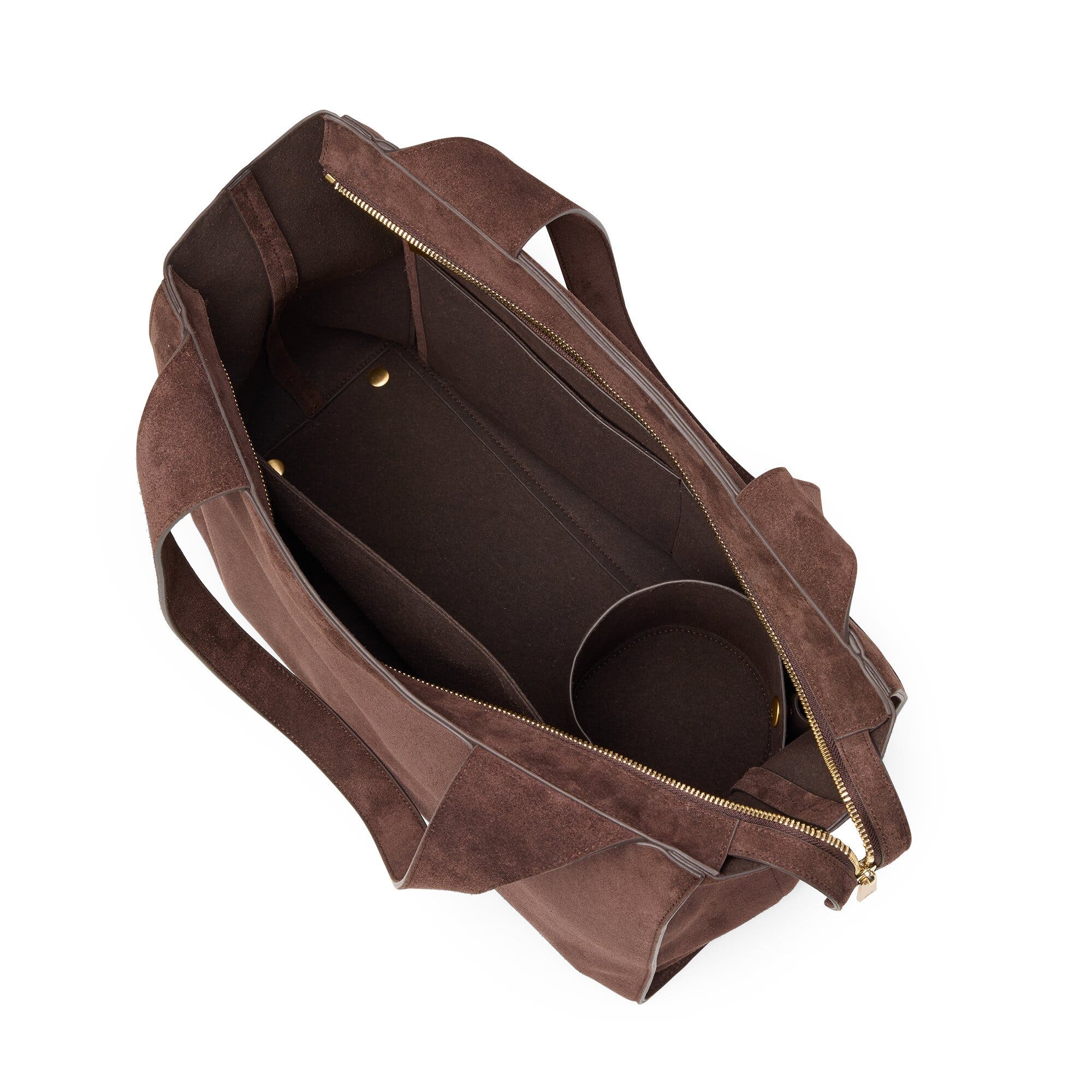 July Juliette Suede Work Tote, Alternate, color, Espresso