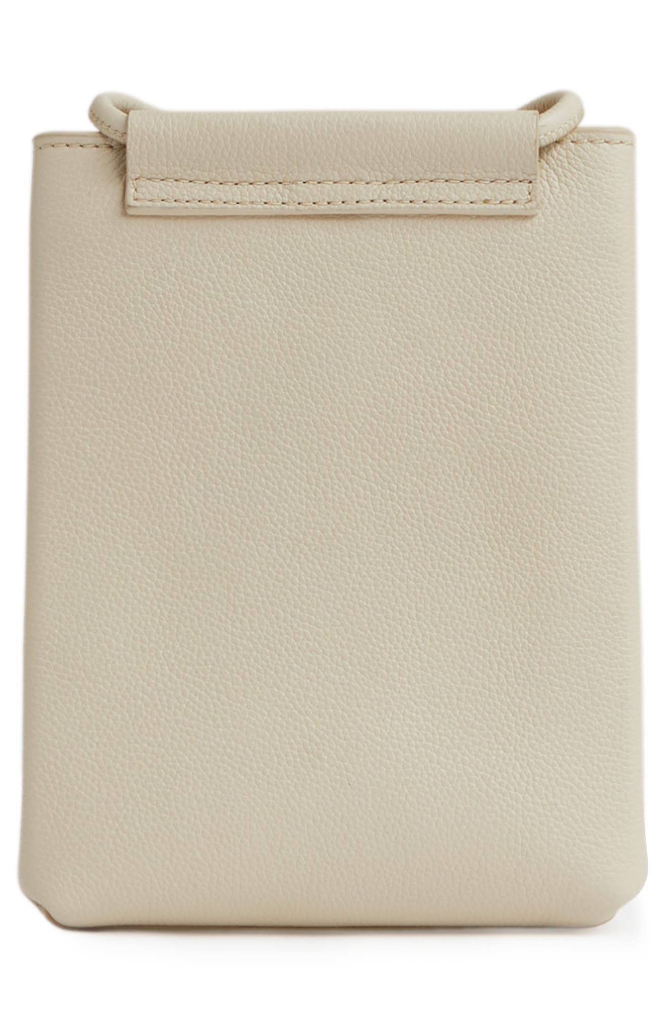 Reiss Vienna Leather Crossbody Phone Bag, Alternate, color, 