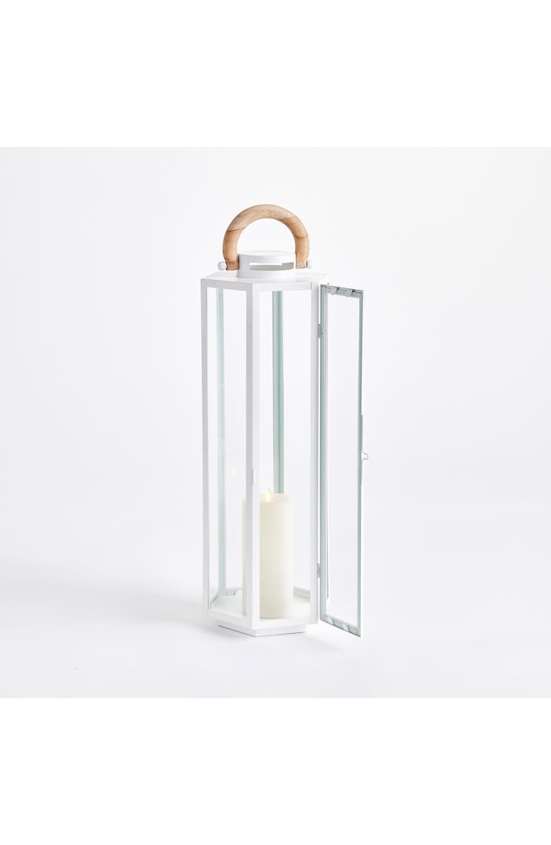 Napa Home & Garden Dockside Outdoor Lantern, Alternate, color, White