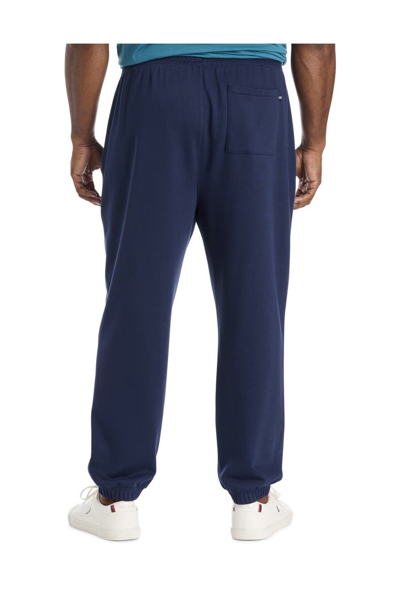 Nautica Big & Tall Fleece Joggers, Alternate, color, Navy Seas