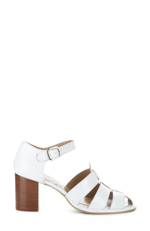 Fly London Marg Strappy Sandal In White