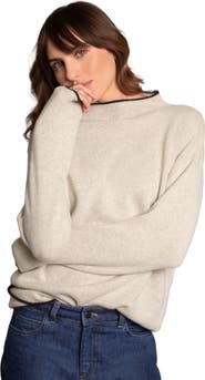 Celtic & Co. Felted Funnel Neck Sweater
