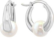 EFFY Sterling Silver Pearl Grace Earrings