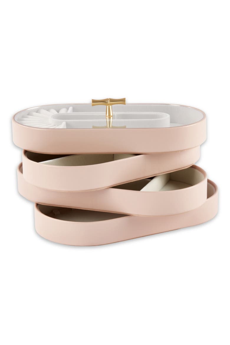 Stackable Jewelry Storage Trays, Alternate, color, PINK