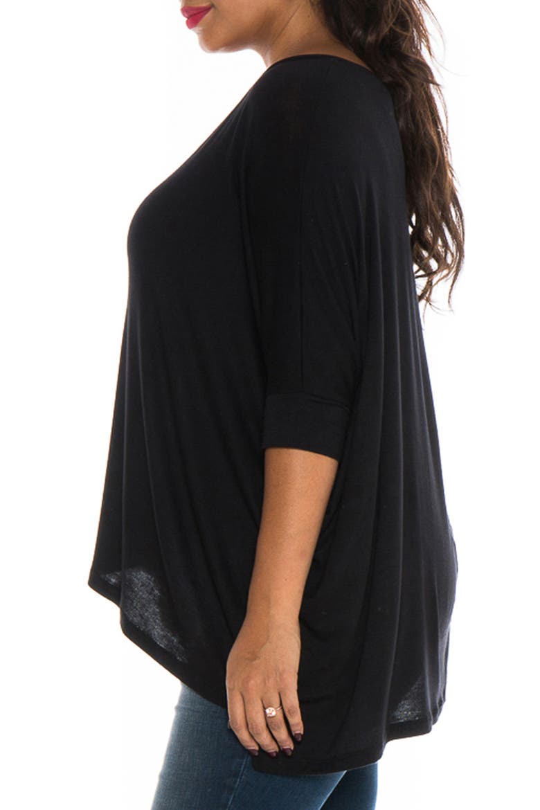 V-Neck Tee, Alternate, color, BLACK