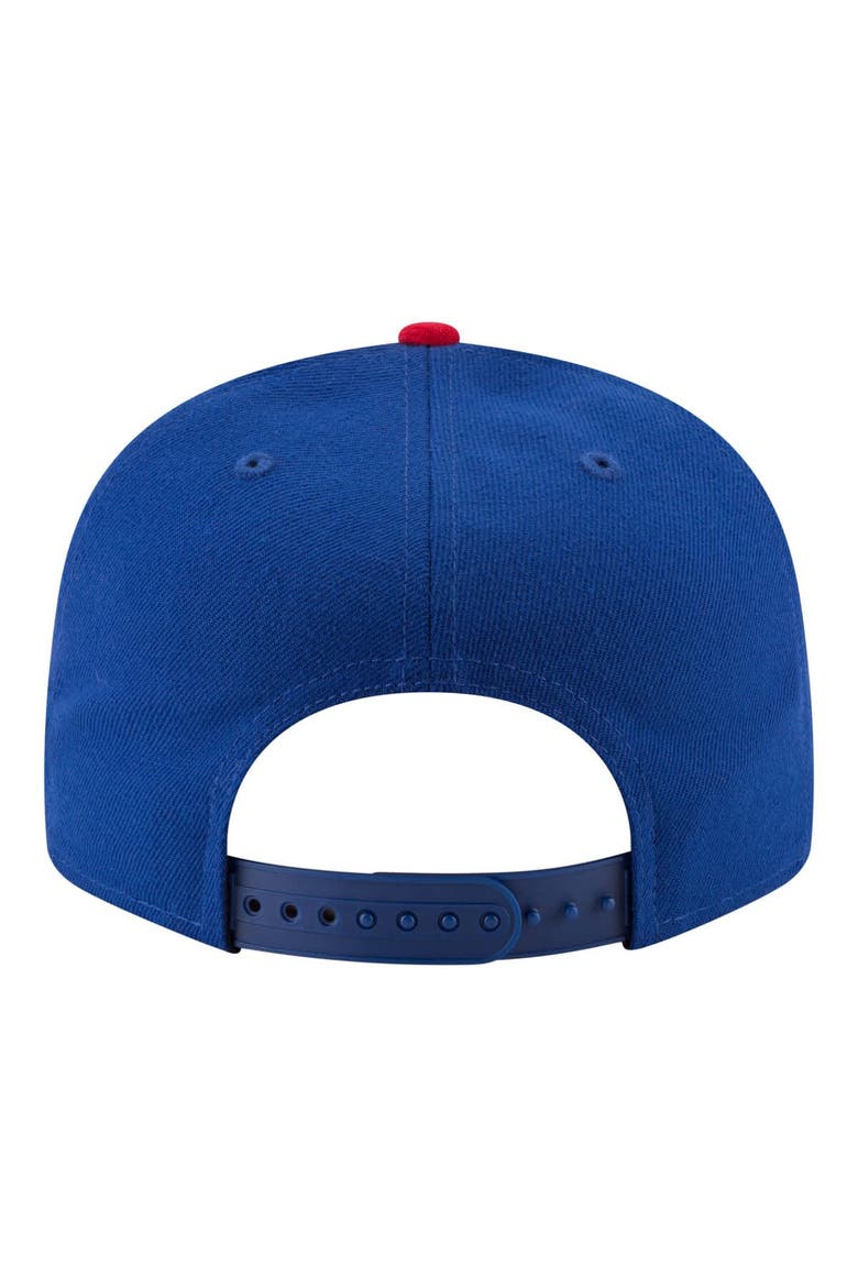 Men's New Era Royal Chicago Cubs 150th Anniversary 9FIFTY Snapback Hat, Alternate, color, Royal