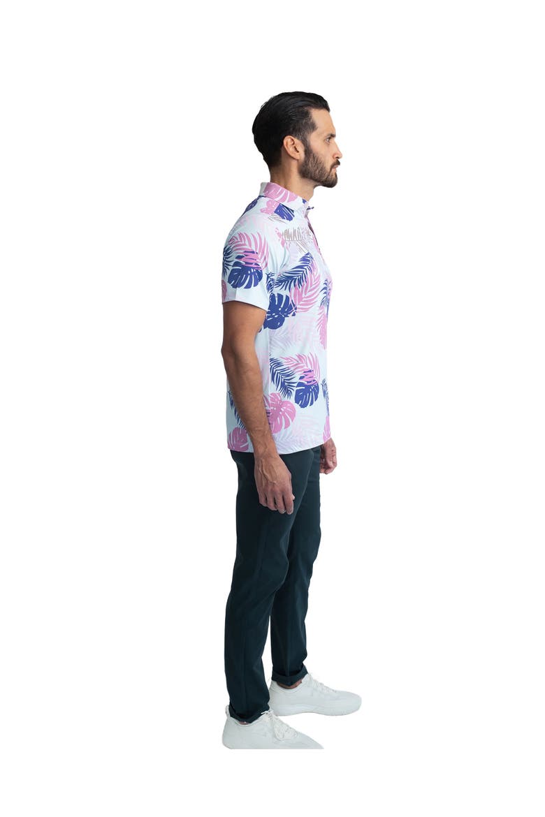 Easy Eagle Tropic Vibes Men's Polo Shirt, Alternate, color, Tropic Vibes