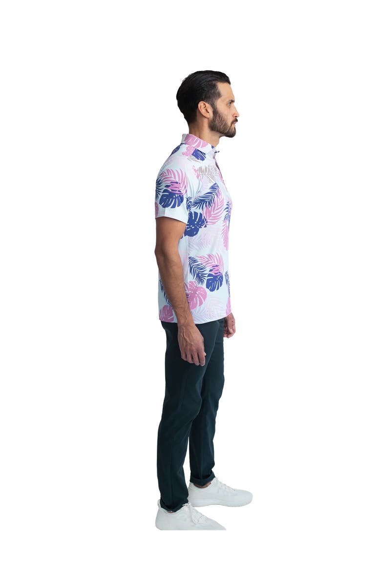 Easy.Eagle Easy Eagle Tropic Vibes Men's Polo Shirt, Alternate, color, Tropic Vibes