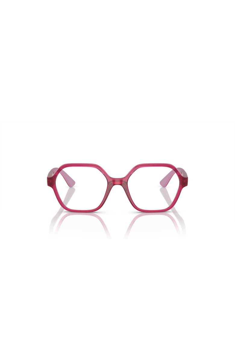 Vogue Eyewear 45mm Irregular optical glasses, Alternate, color, Pink