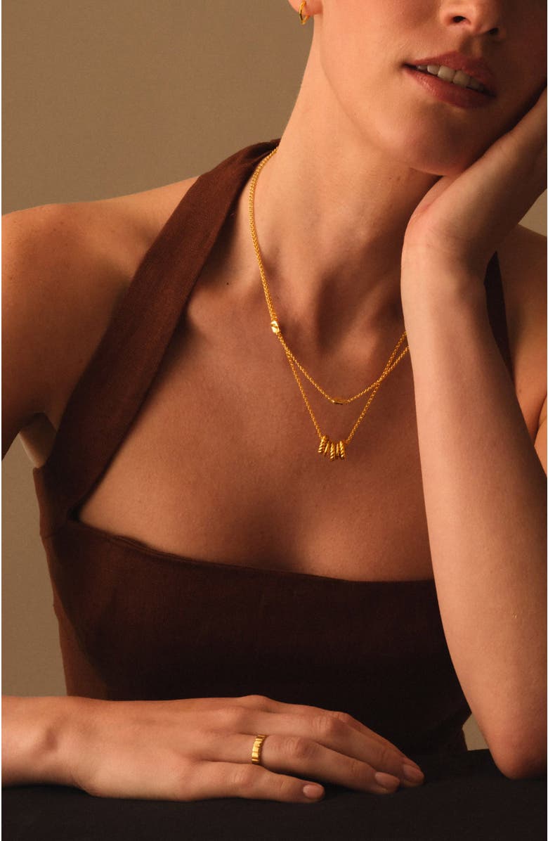 Katie Loxton Laia Necklace, Alternate, color, Gold Coated