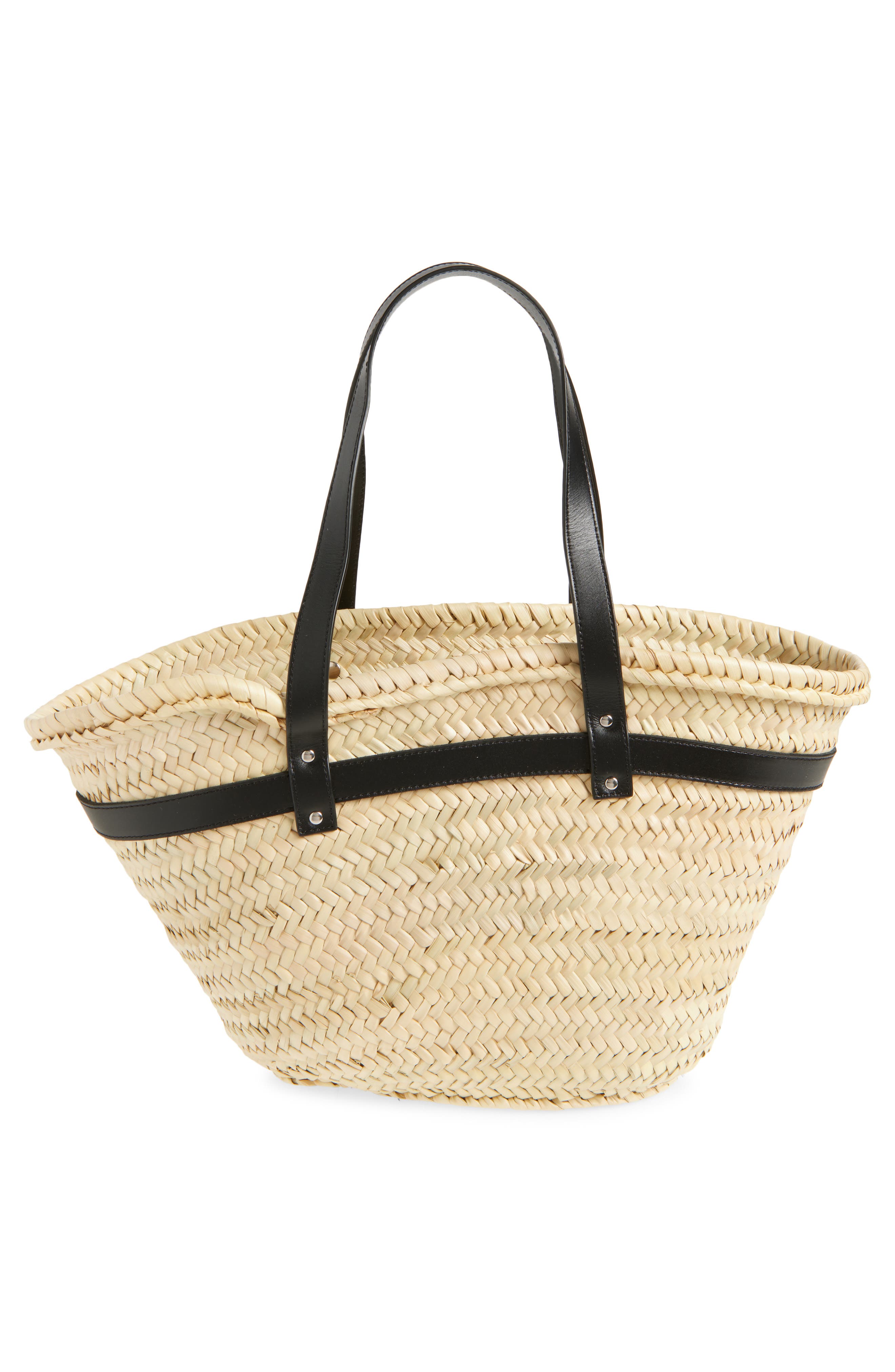 Coperni Woven Raffia Bucket Tote, Alternate, color, Beige
