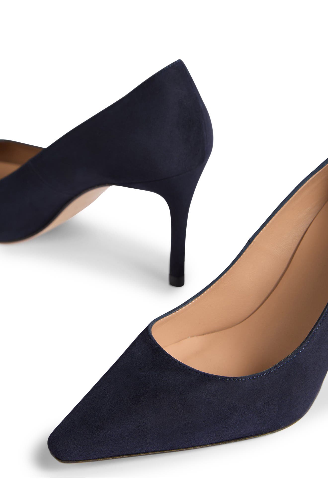 LK Bennett Floret New Signature Court Pump, Alternate, color, Navy