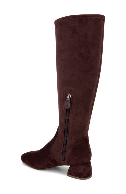 Gentle Souls By Kenneth Cole Emma Stretch Knee High Boot In Burgundy