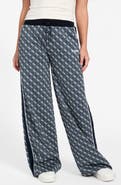 GUESS 4G Logo Straight Leg Drawstring Pants