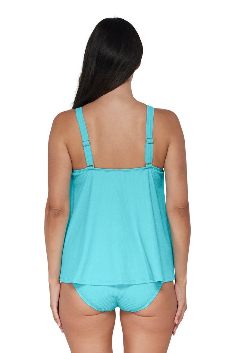 Sadie Tankini Swimsuit Top, Alternate, color, Pool Party