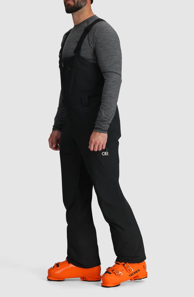 Outdoor Research Snowcrew Waterproof Insulated Bibs, Alternate, color, Black