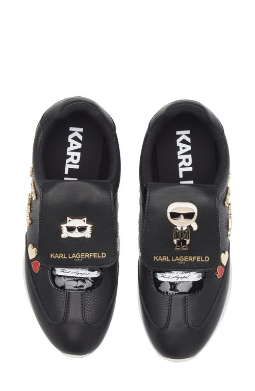 Karl Lagerfeld Paris Margey Sneaker In Black