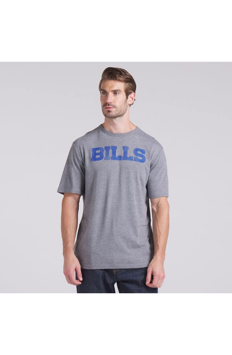 FANATICS Men's Fanatics Heather Gray Buffalo Bills Pass Rush Tri-Blend T-Shirt, Alternate, color, Heather Gray