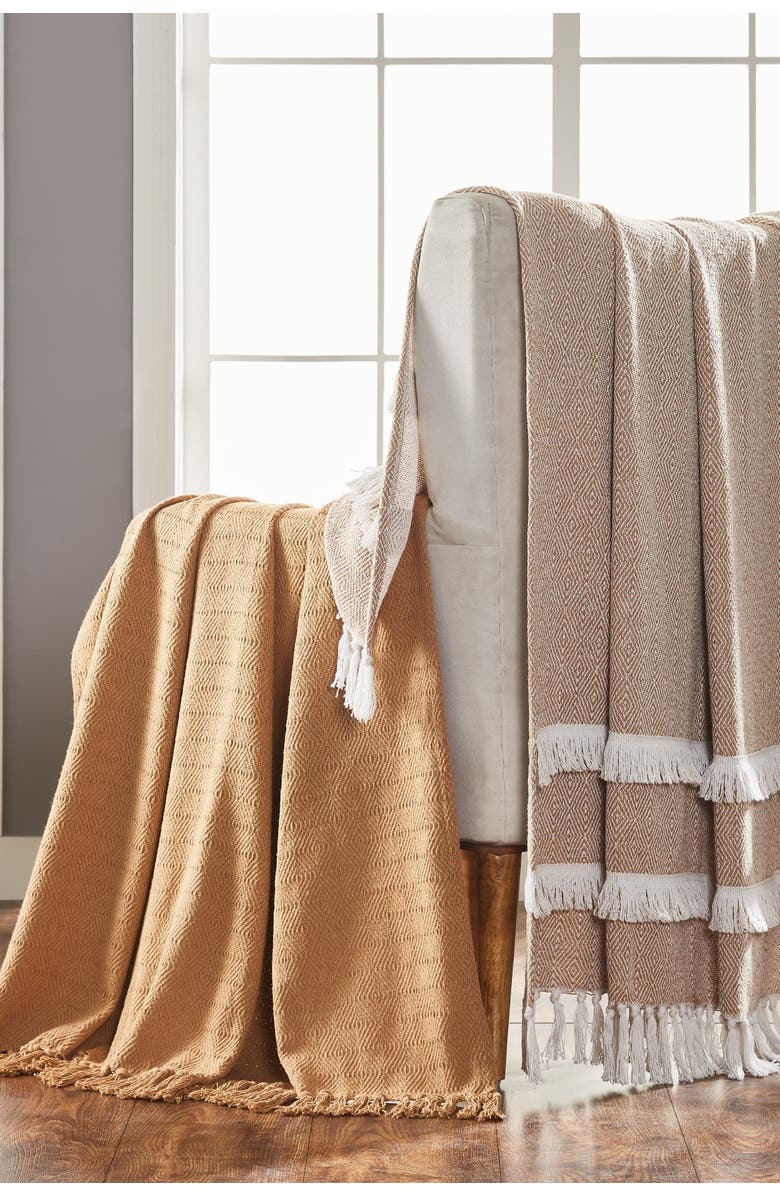 Modern Threads 2-Pack 50" x 60" Throw Blanket - Ashley Blue, Main, color,