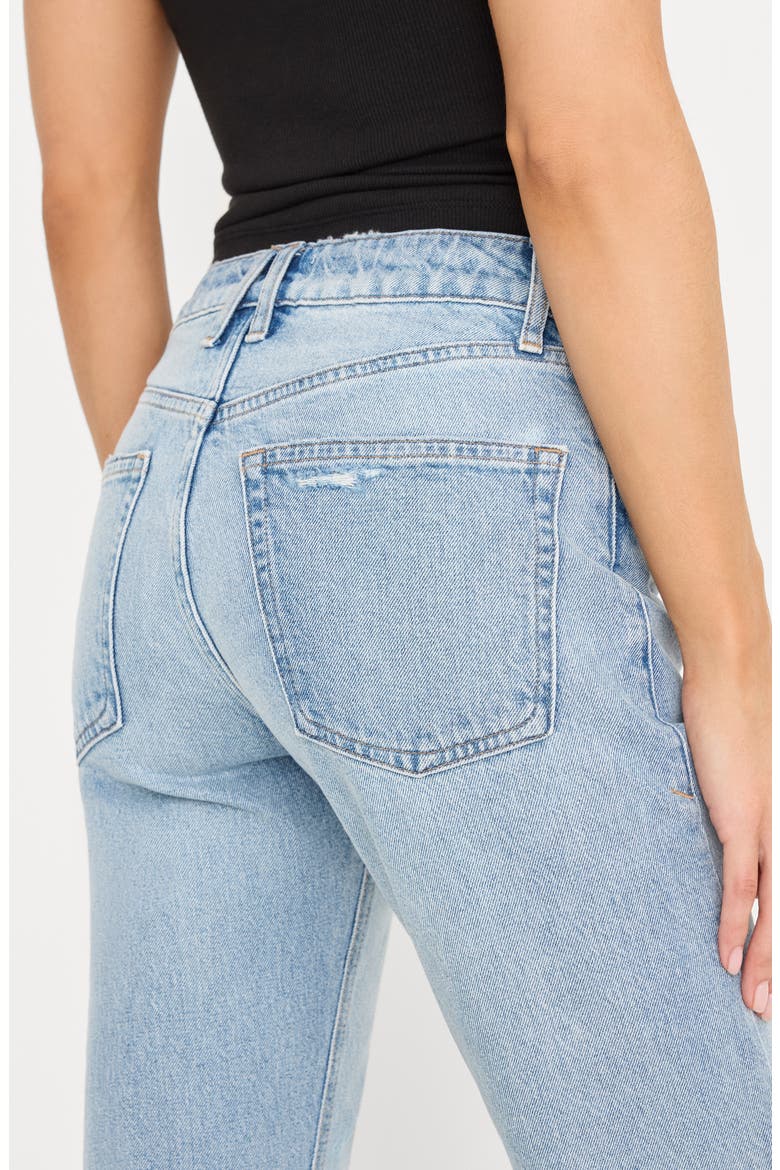 Ripped Mid Rise Ankle Straight Leg Jeans, Alternate, color, INDIGO1252