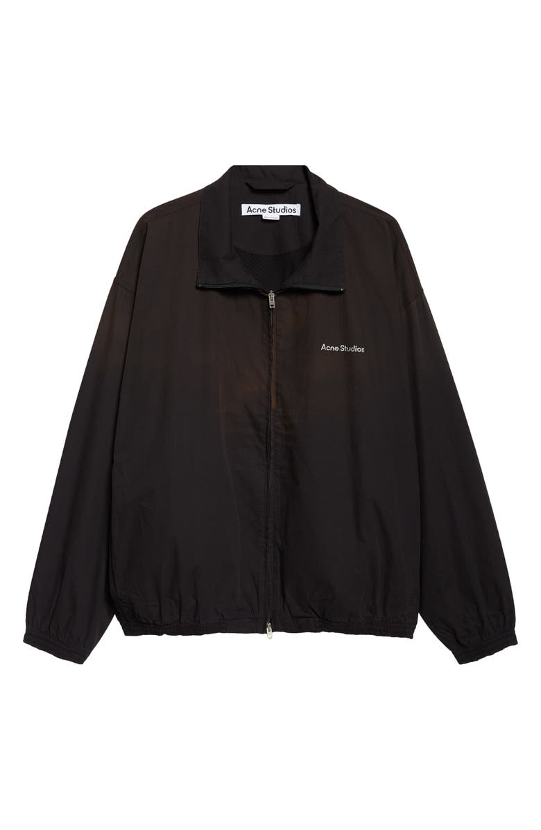 Acne Studios Olando Logo Jacket, Main, color, Black