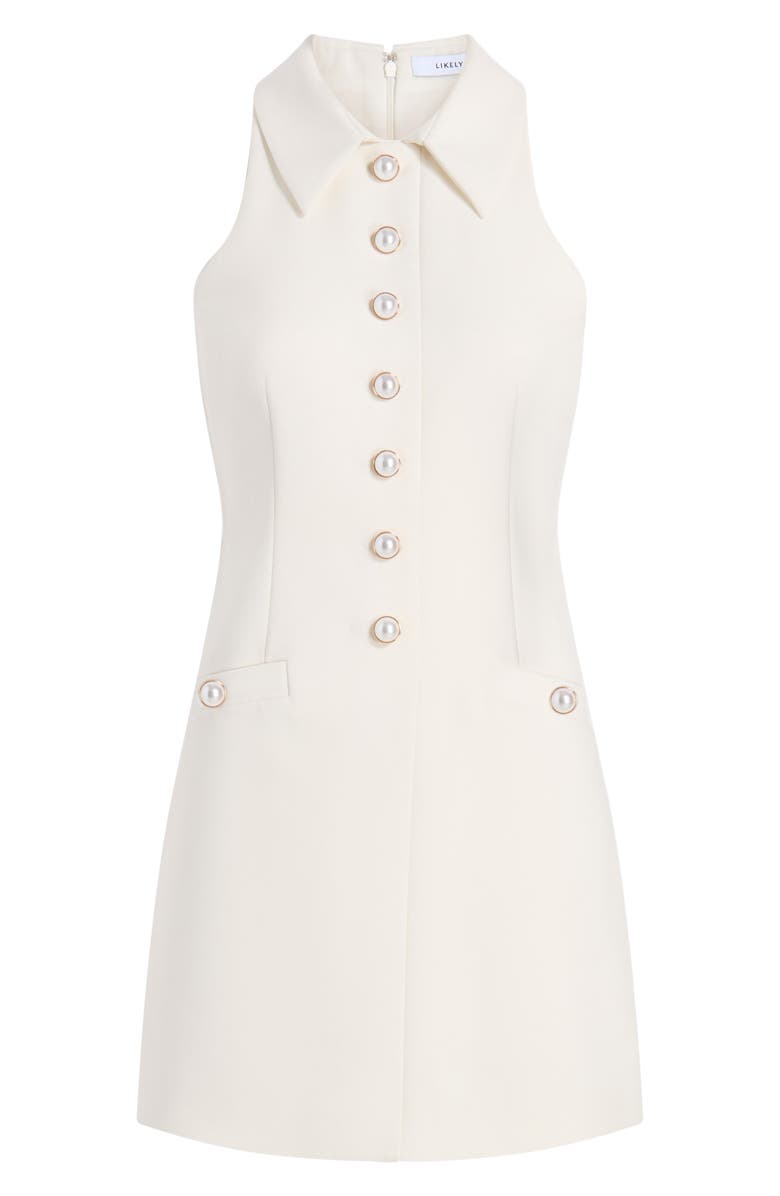 LIKELY Amaya Button Front Sheath, Alternate, color, White