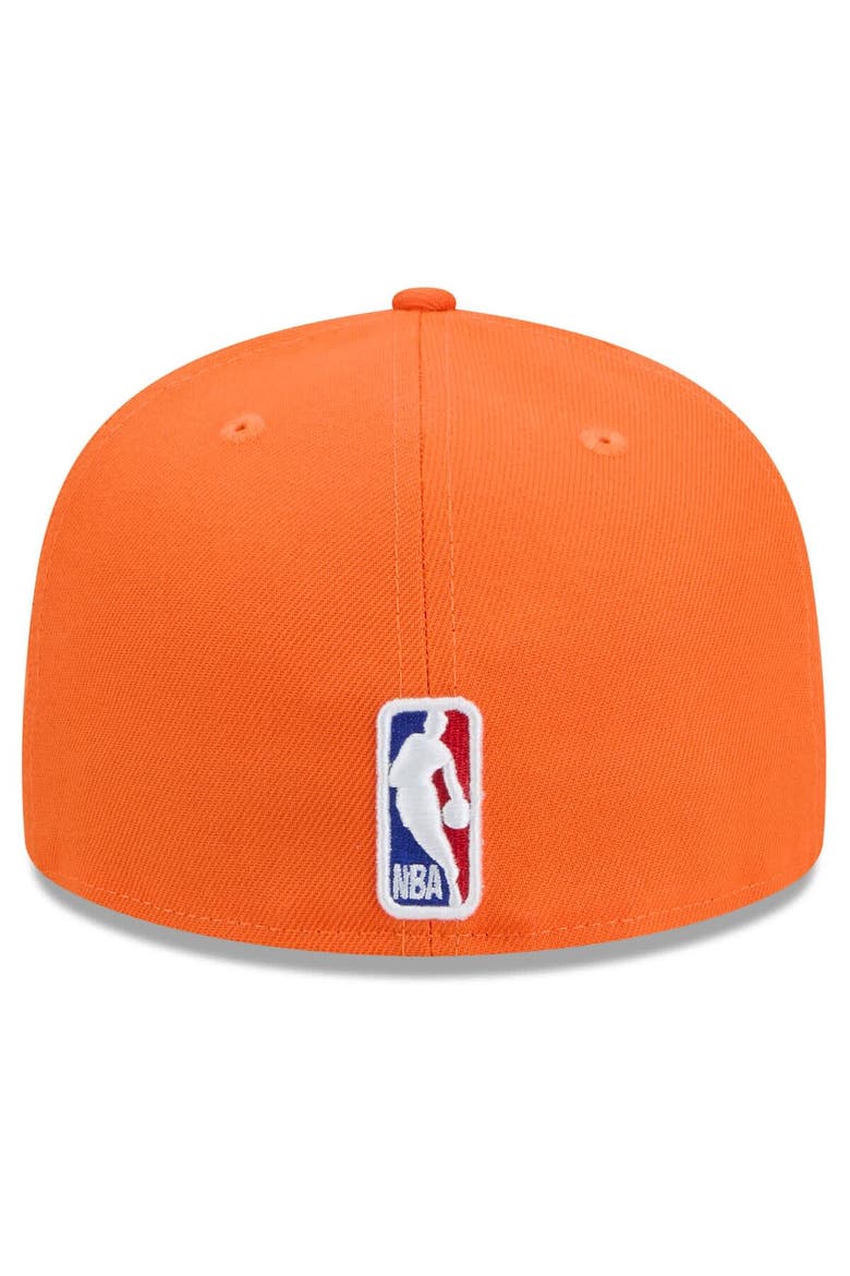 Men's New Era  Orange New York Knicks 2024/25 City Edition Alternate 59FIFTY Fitted Hat, Alternate, color, Orange