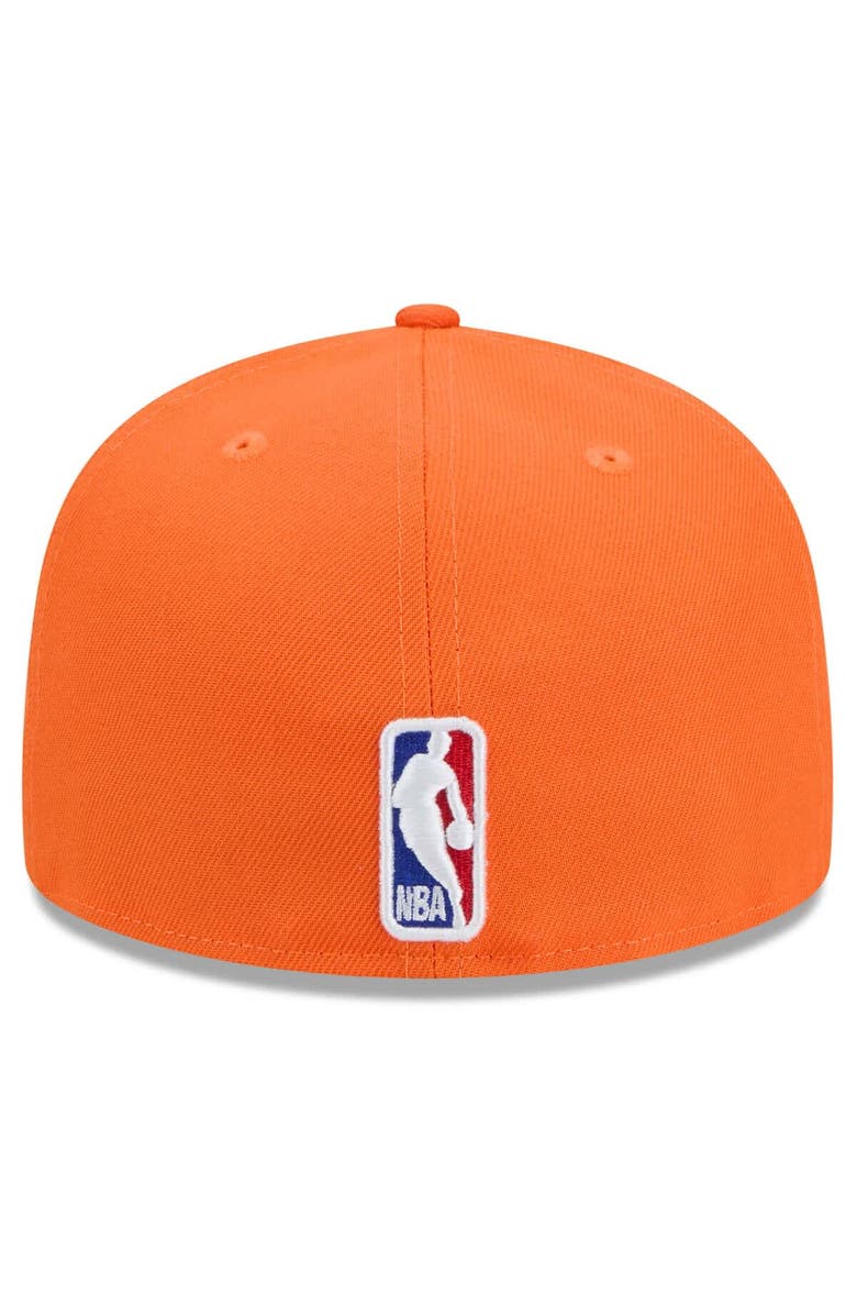 New Era Men's New Era  Orange New York Knicks 2024/25 City Edition Alternate 59FIFTY Fitted Hat, Alternate, color, 