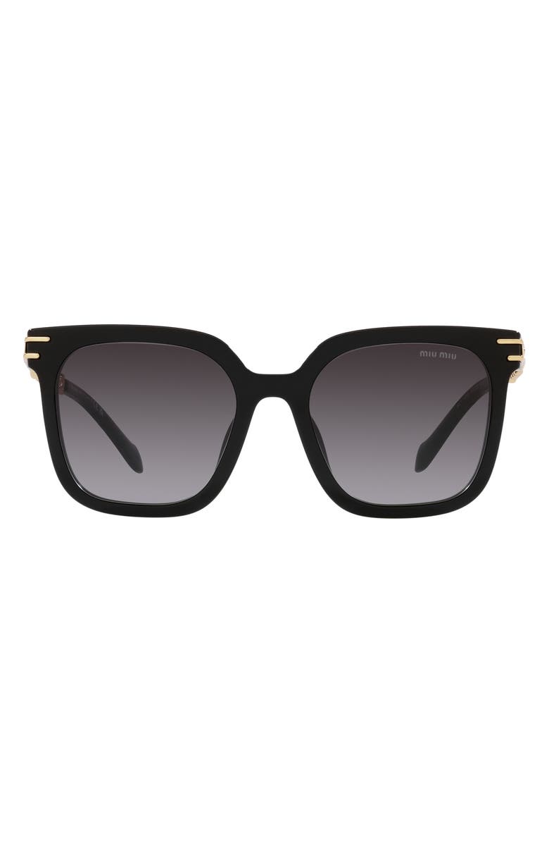 Miu Miu 55mm Gradient Pillow Sunglasses, Alternate, color,