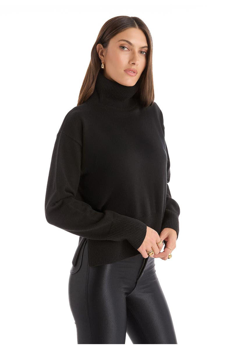 The Noli Shop Gia Ultra Soft Sweater, Alternate, color, Black