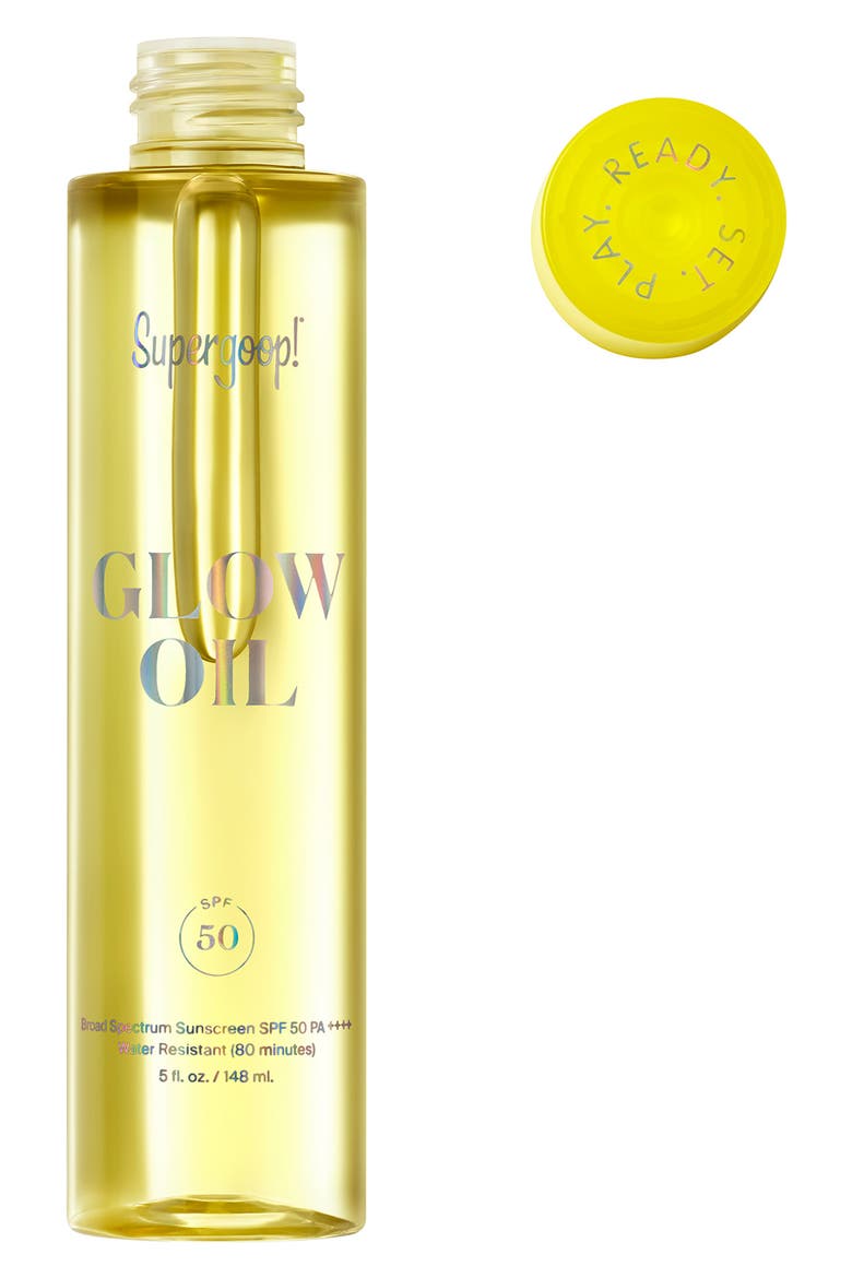 Glow Oil Body Oil SPF 50 Sunscreen, Alternate, color, NO COLOR