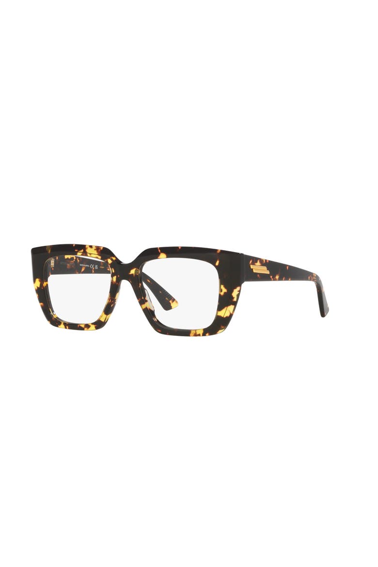 52mm Rectangle optical glasses, Main, color, Tortoise