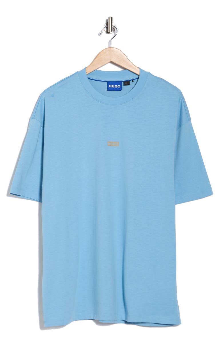 HUGO Nalono Graphic T-Shirt, Alternate, color, Light/ Pastel Blue