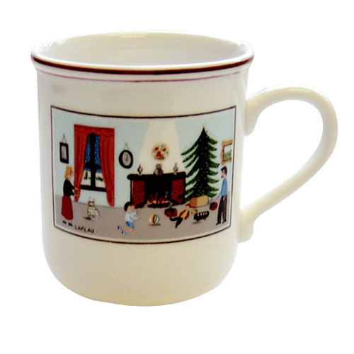 Villeroy & Boch Naif Christmas Mug In White