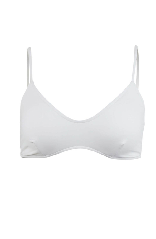 Sauipe Elise Bralette Bikini Top In White