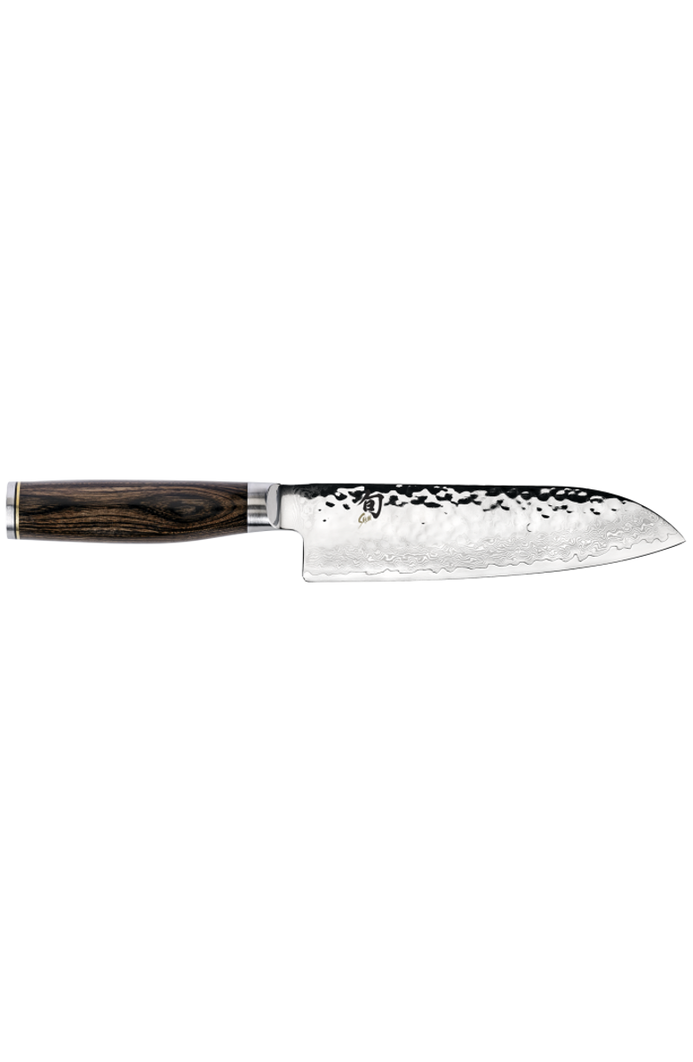 Shun TDM0702 Premier Santoku Knife, 7 inch, Main, color, Walnut