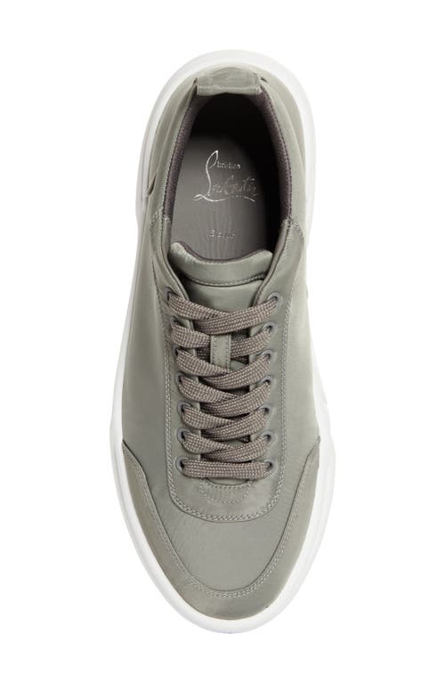 Christian Louboutin Choukario Platform Sneaker In Smoke Grey