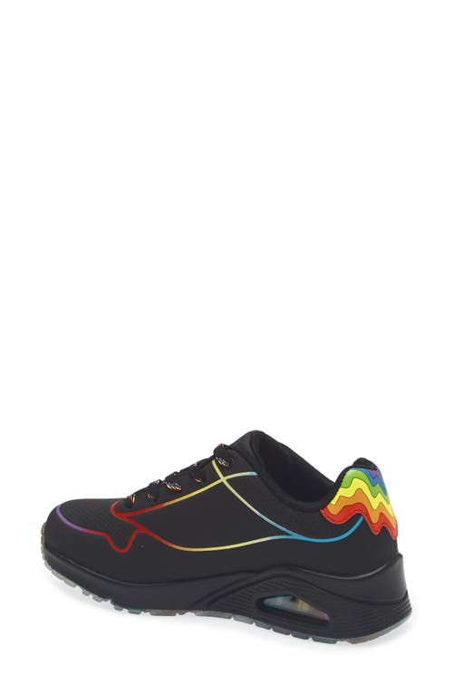 Skechers Street Jen Stark Uno Sneaker In Black