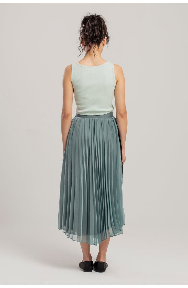 PCFG Free Heaven Pleated Skirt, Alternate, color, Light Green