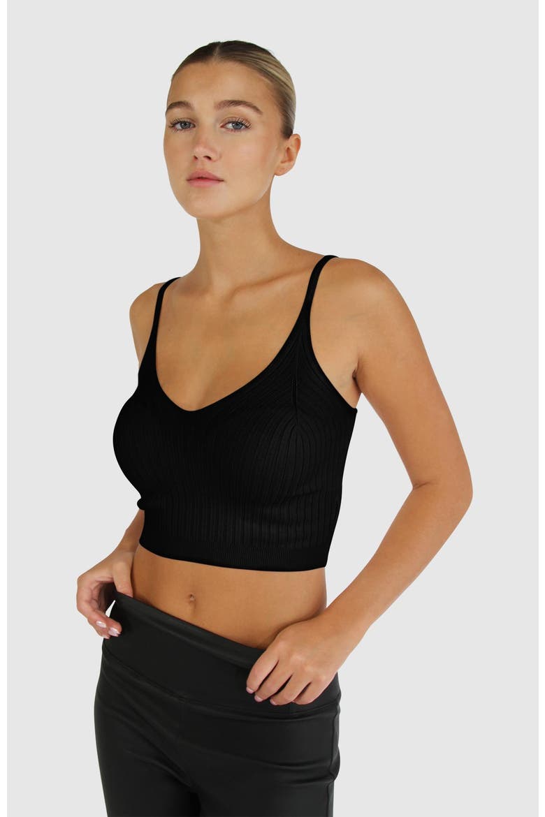 All I Need Knit Crop, Alternate, color, Black