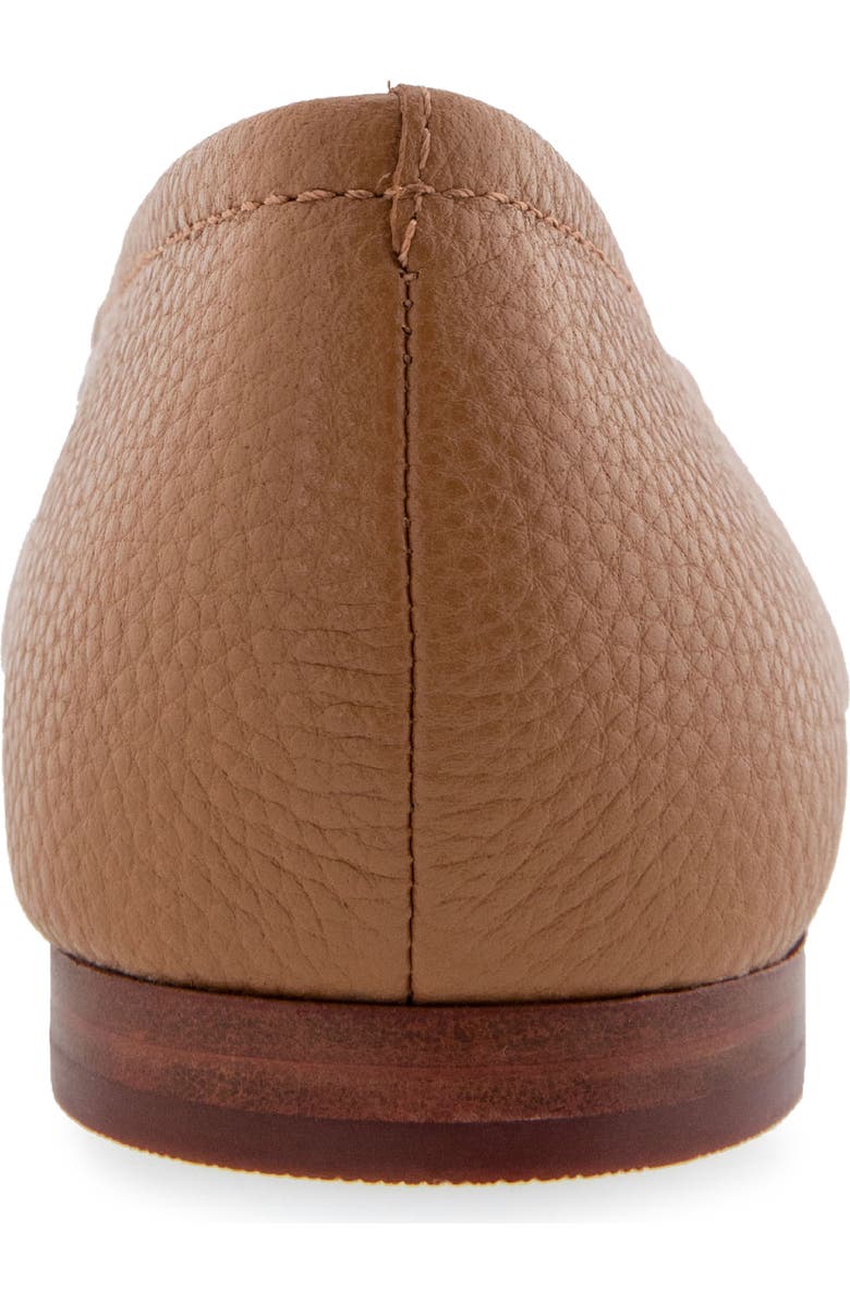 Aerosoles Amelie Ballet Flat, Alternate, color, Tan Pebbled Leather