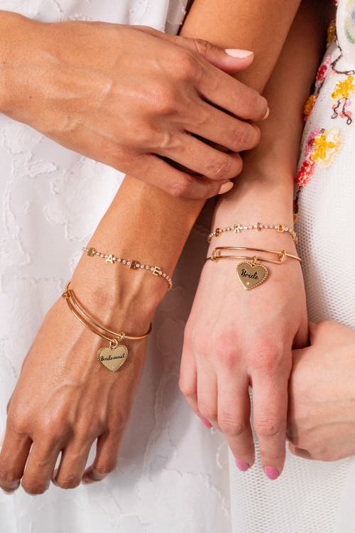 Alex And Ani Babe Tennis Chain Bracelet In Gold