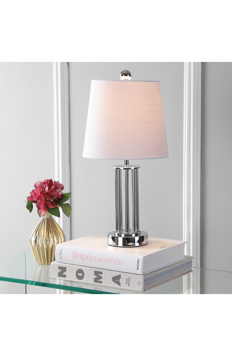JONATHAN Y Lillian Metal Mini LED Table Lamp, Alternate, color,