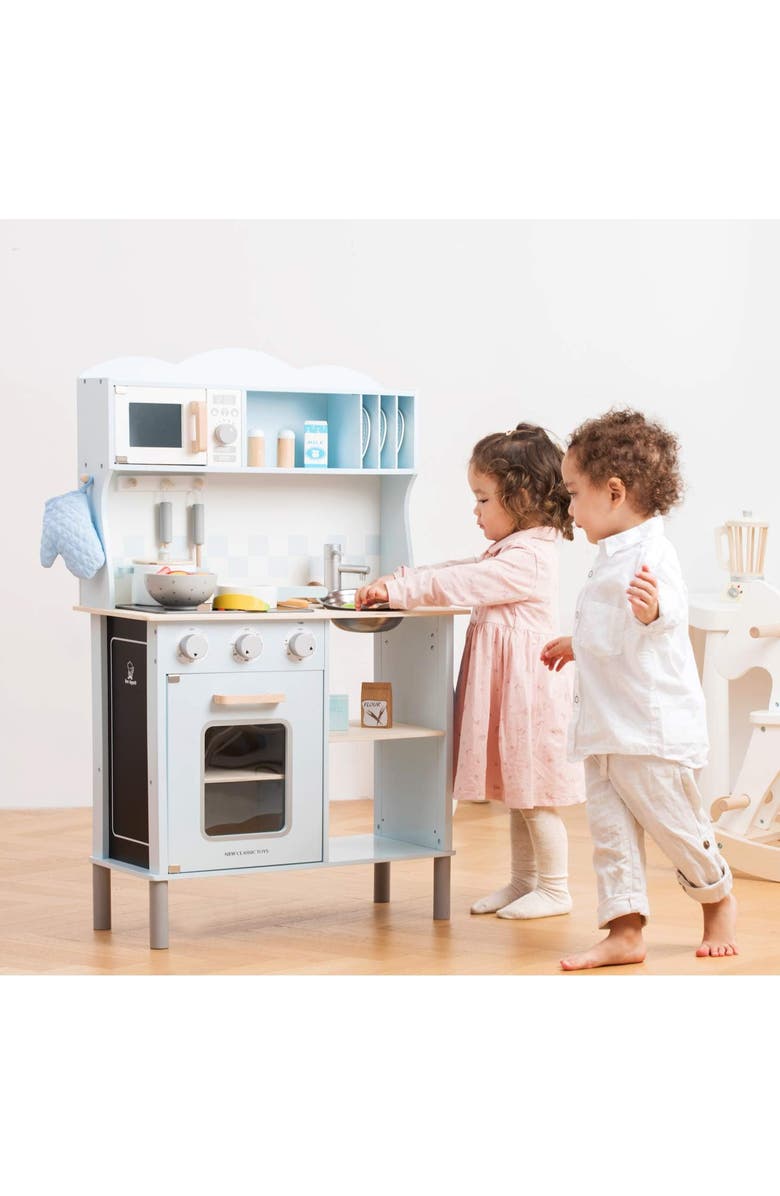 NEW CLASSIC TOYS Kitchenette Modern Electric Cooking, Alternate, color, Blue
